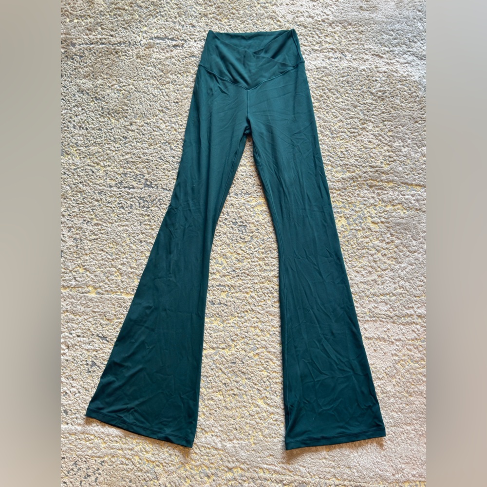 Aerie Dark Green Flared Leggings